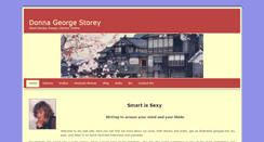 Desktop Screenshot of donnageorgestorey.com